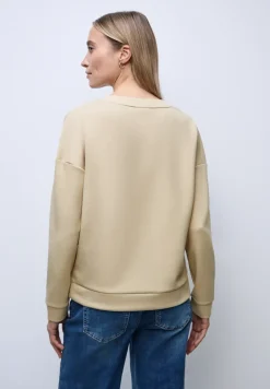 Shirt met geribd detail