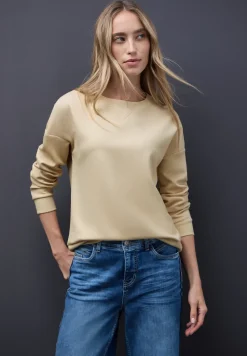 Shirt met geribd detail