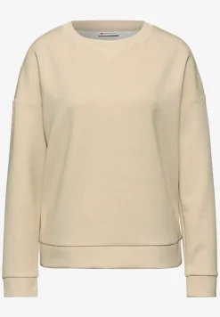 Shirt met geribd detail