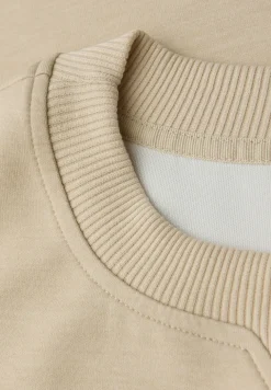 Shirt met geribd detail