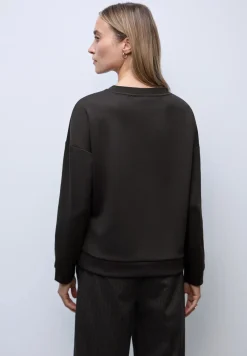 Shirt met geribd detail