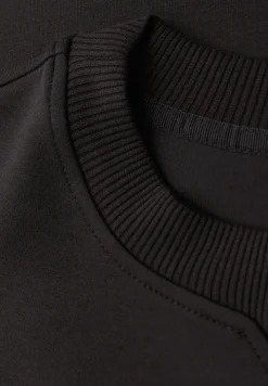 Shirt met geribd detail