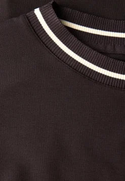 Shirt met geribd detail