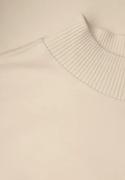 Shirt met geribde details