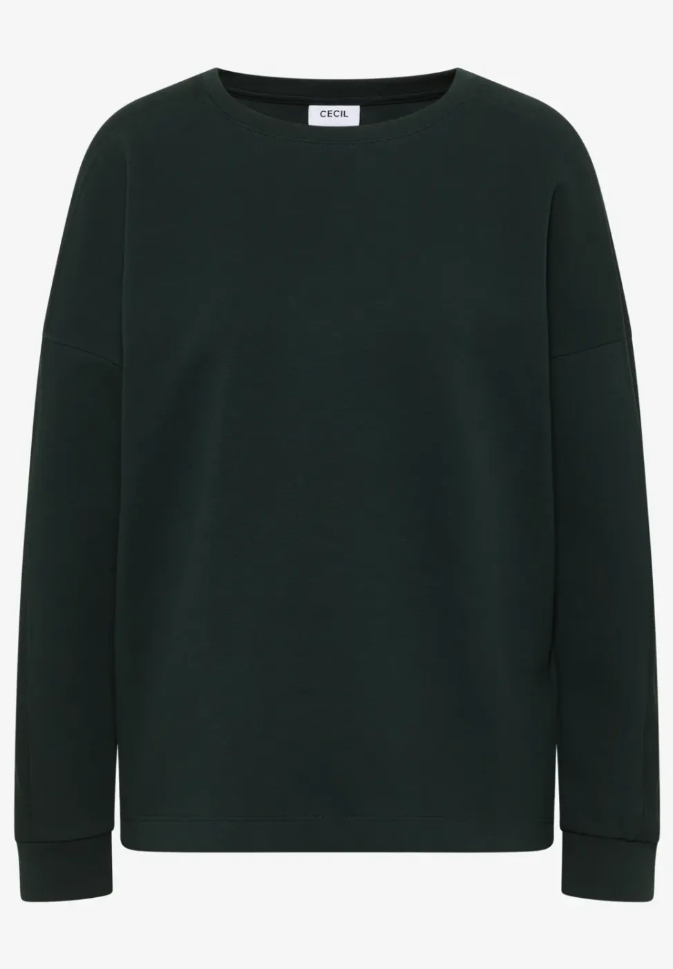 Shirt met geribde strepen