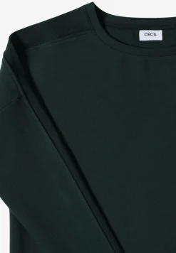 Shirt met geribde strepen