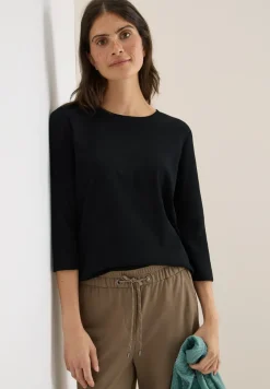Shirt met geribde structuur