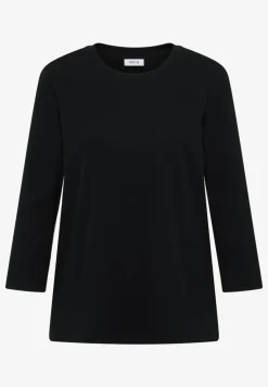 Shirt met geribde structuur