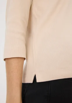 Shirt met geribde structuur
