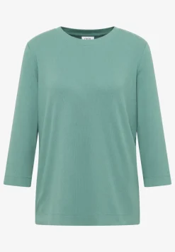 Shirt met geribde structuur
