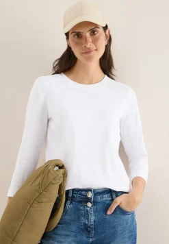 Shirt met geribde structuur