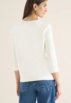 Shirt met geribde structuur