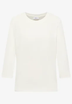 Shirt met geribde structuur