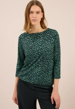 Shirt met geribde structuur