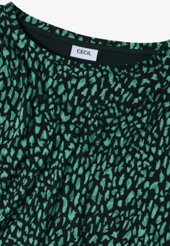 Shirt met geribde structuur