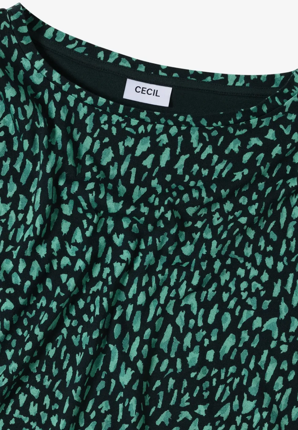 Shirt met geribde structuur
