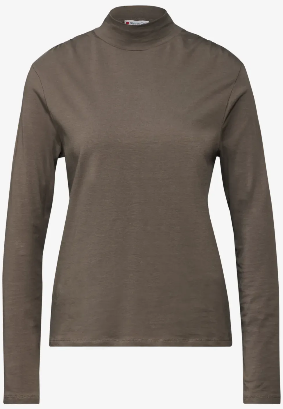 Shirt met gerimpelde schouder