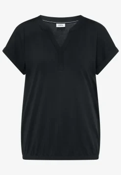 Shirt met gespleten hals in tuniekstijl