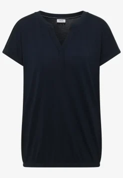 Shirt met gespleten hals in tuniekstijl