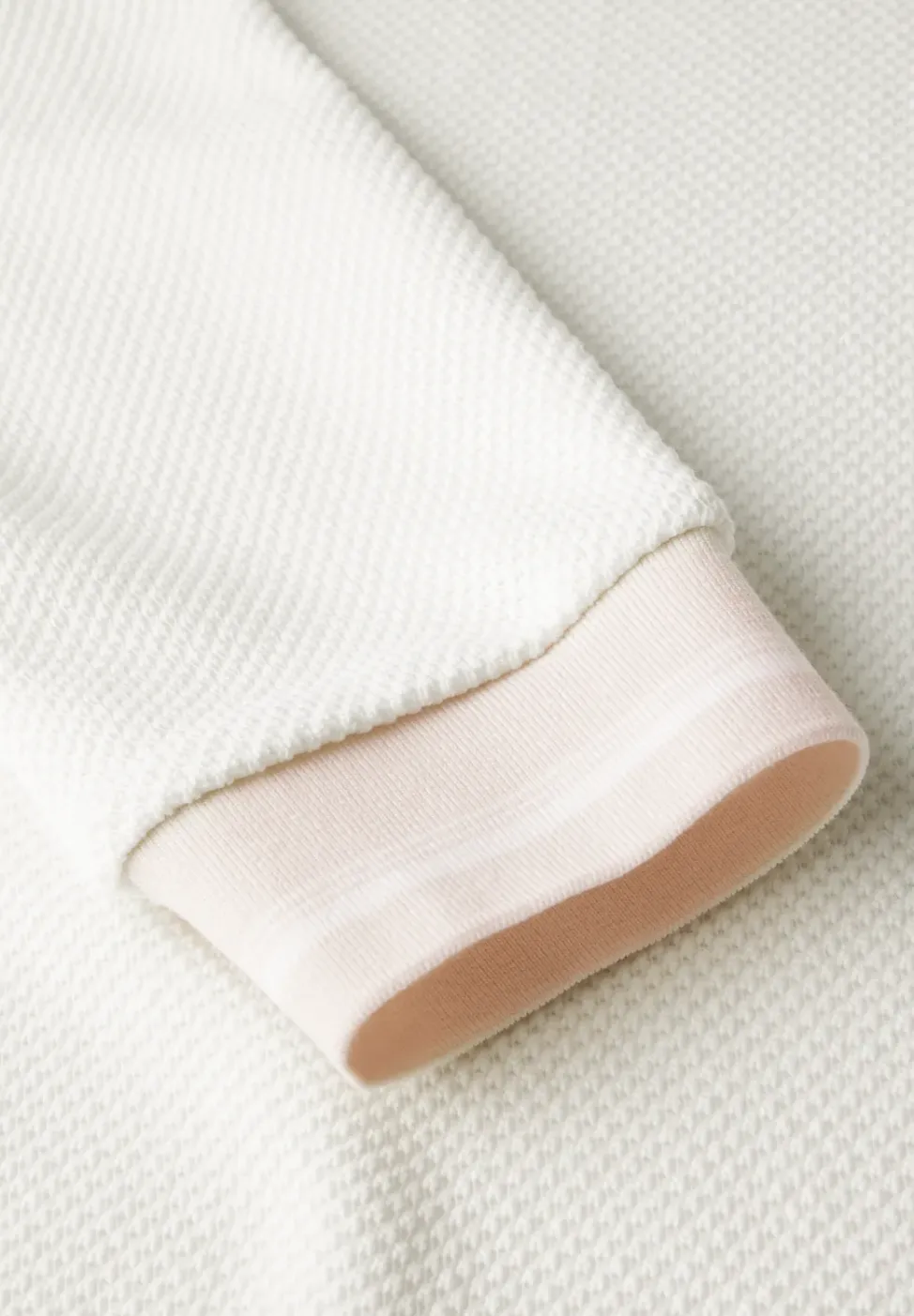 Shirt met gestreepte manchetten