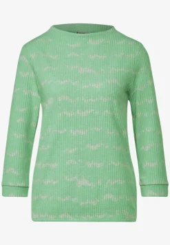 Shirt met gestreepte structuur