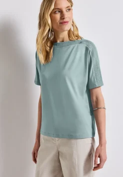 Shirt met gestructureerde kraag