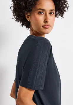 Shirt met gestructureerde kraag