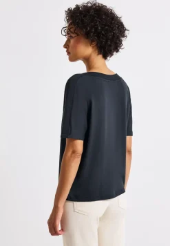 Shirt met gestructureerde kraag