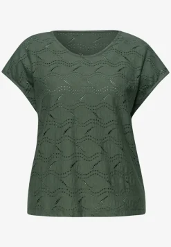 Shirt met gestructureerde mix