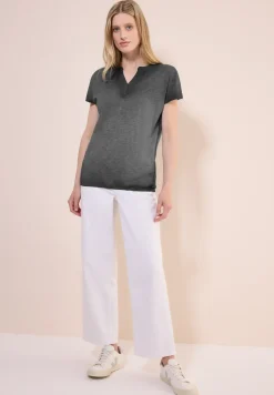 Shirt met gewassen look