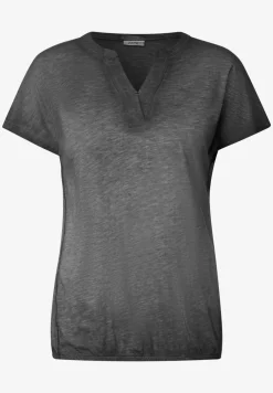 Shirt met gewassen look