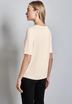 Shirt met glimmende tekst