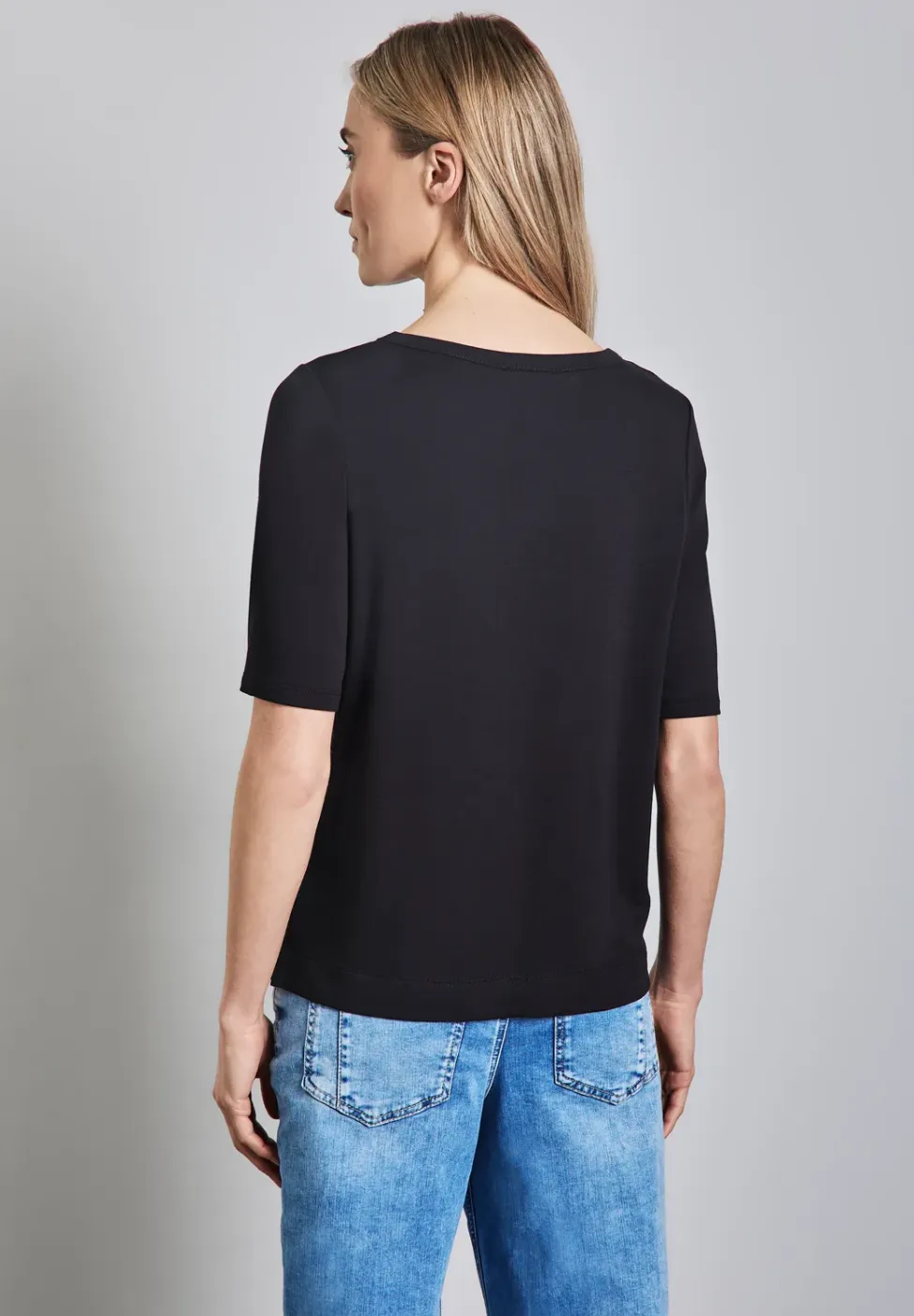 Shirt met glimmende tekst