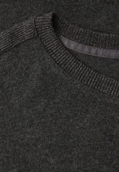 Shirt met glitterdetails
