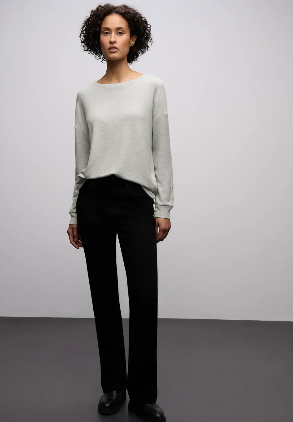 Shirt met glitterdetails