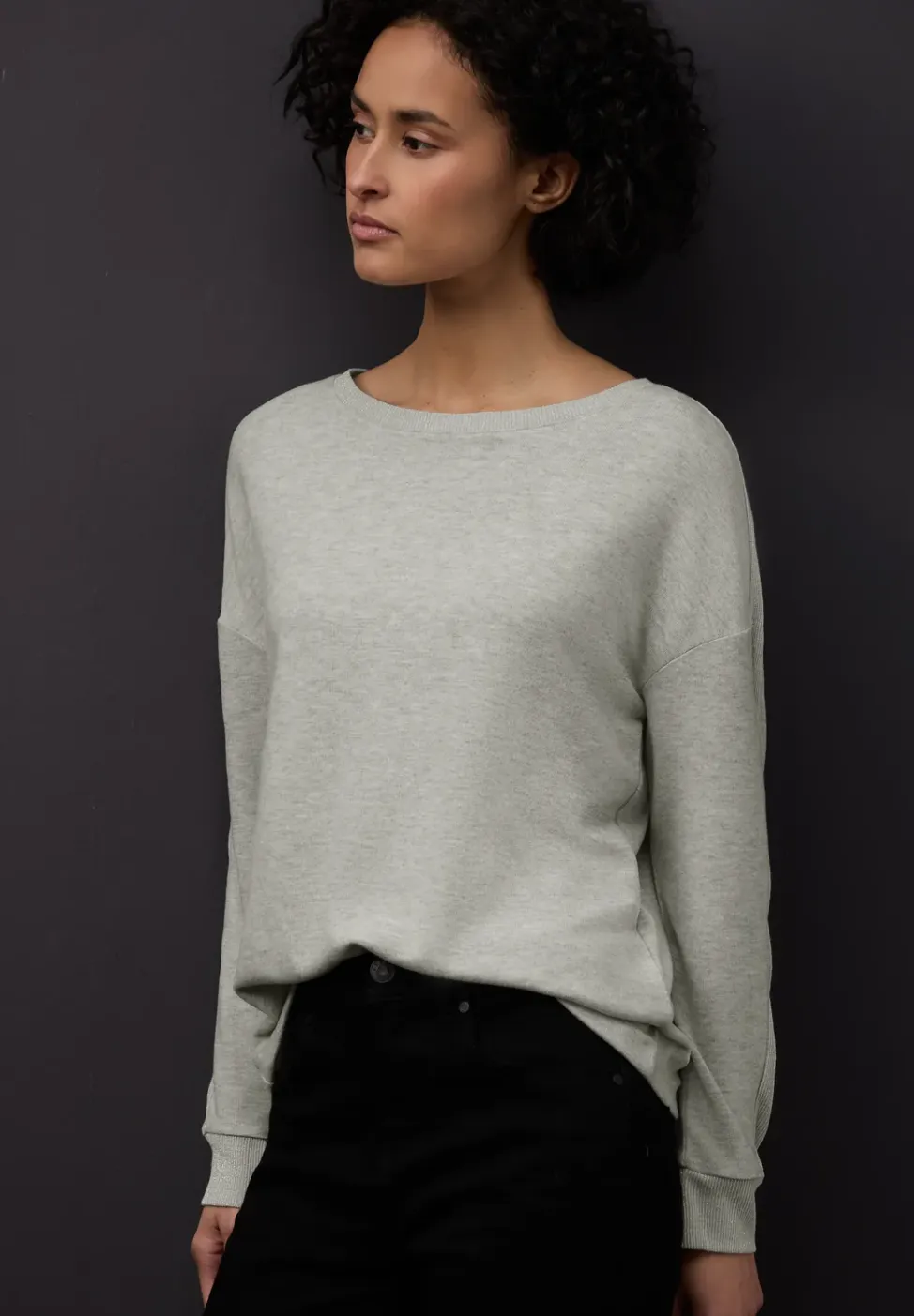 Shirt met glitterdetails