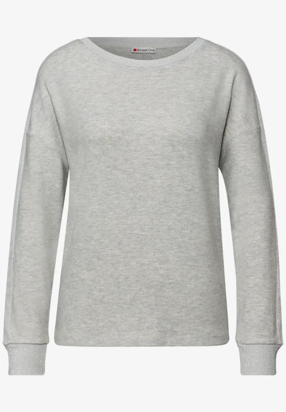 Shirt met glitterdetails