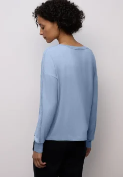 Shirt met glitterdetails