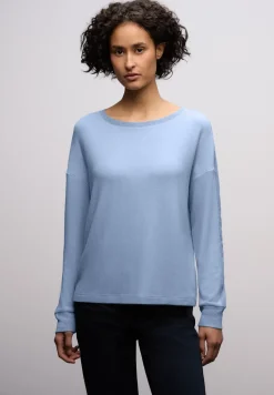 Shirt met glitterdetails