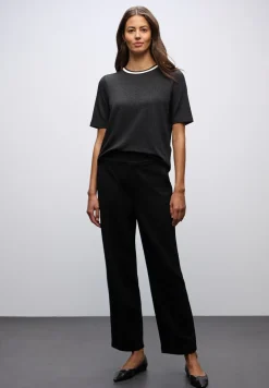 Shirt met glitterdetails
