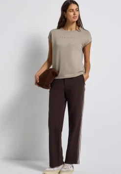 Shirt met glitterdetails