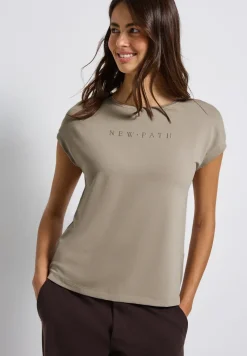 Shirt met glitterdetails