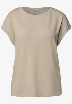 Shirt met glitterdetails