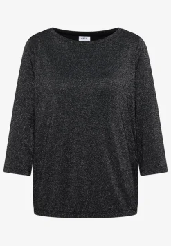 Shirt met glitterdetails