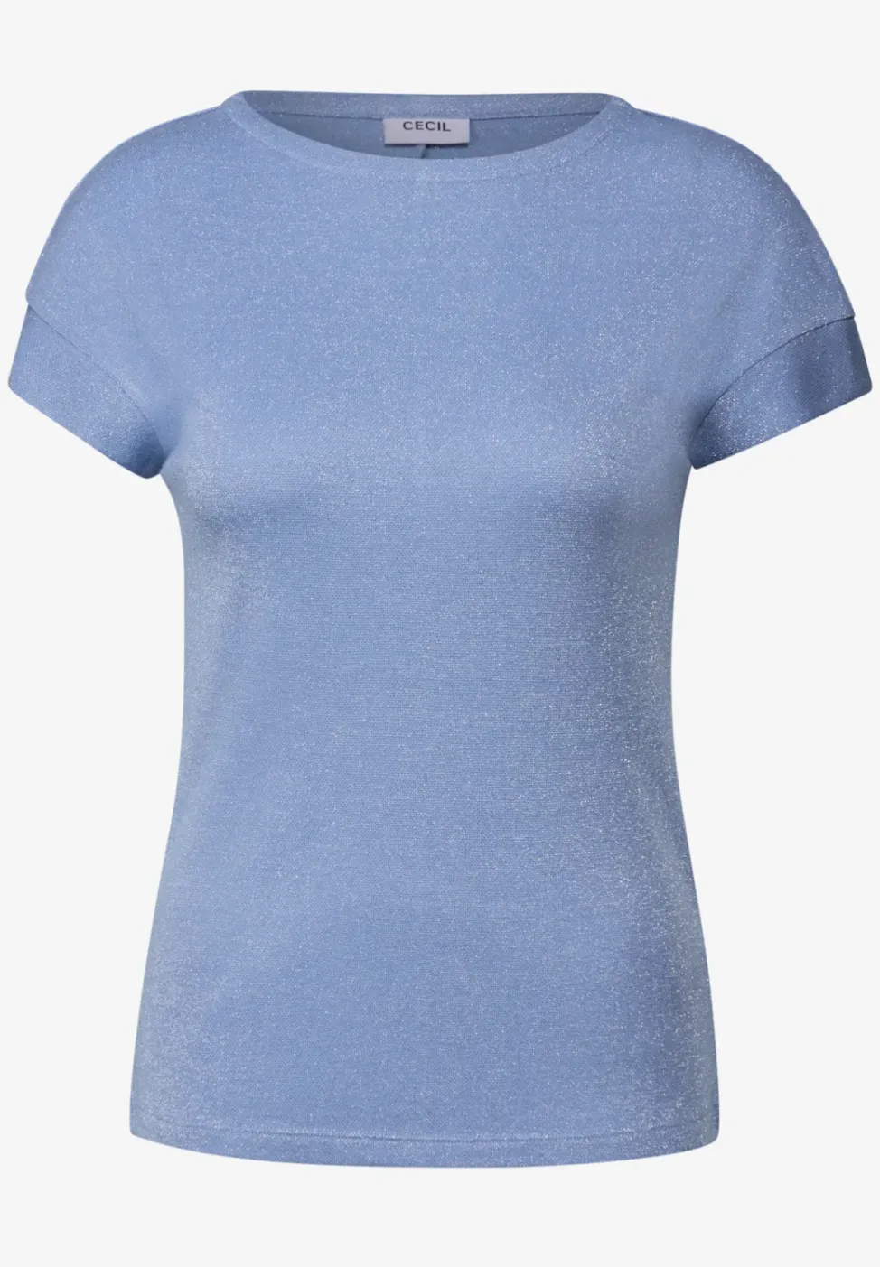 Shirt met glitterdetails