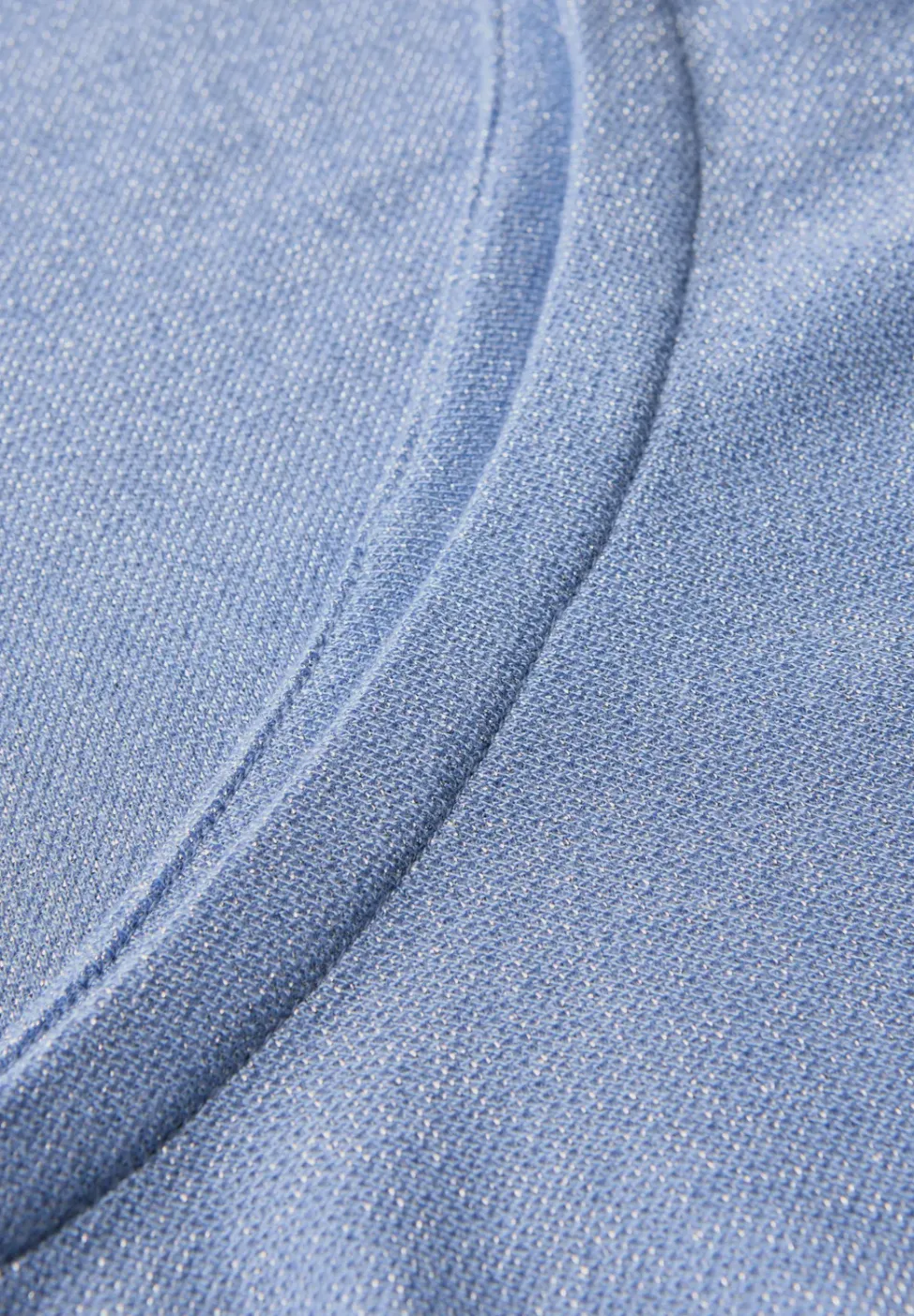 Shirt met glitterdetails