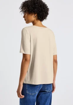 Shirt met glitterstrepen