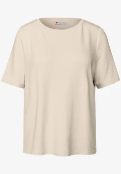 Shirt met glitterstrepen