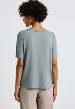 Shirt met glitterstrepen