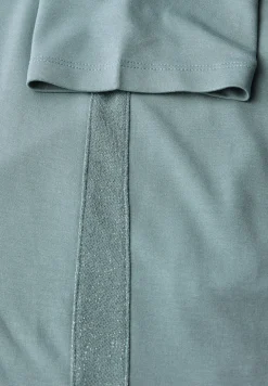 Shirt met glitterstrepen